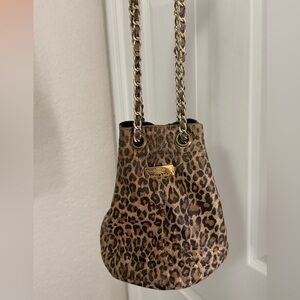 Meli Melo leopard print hand bag